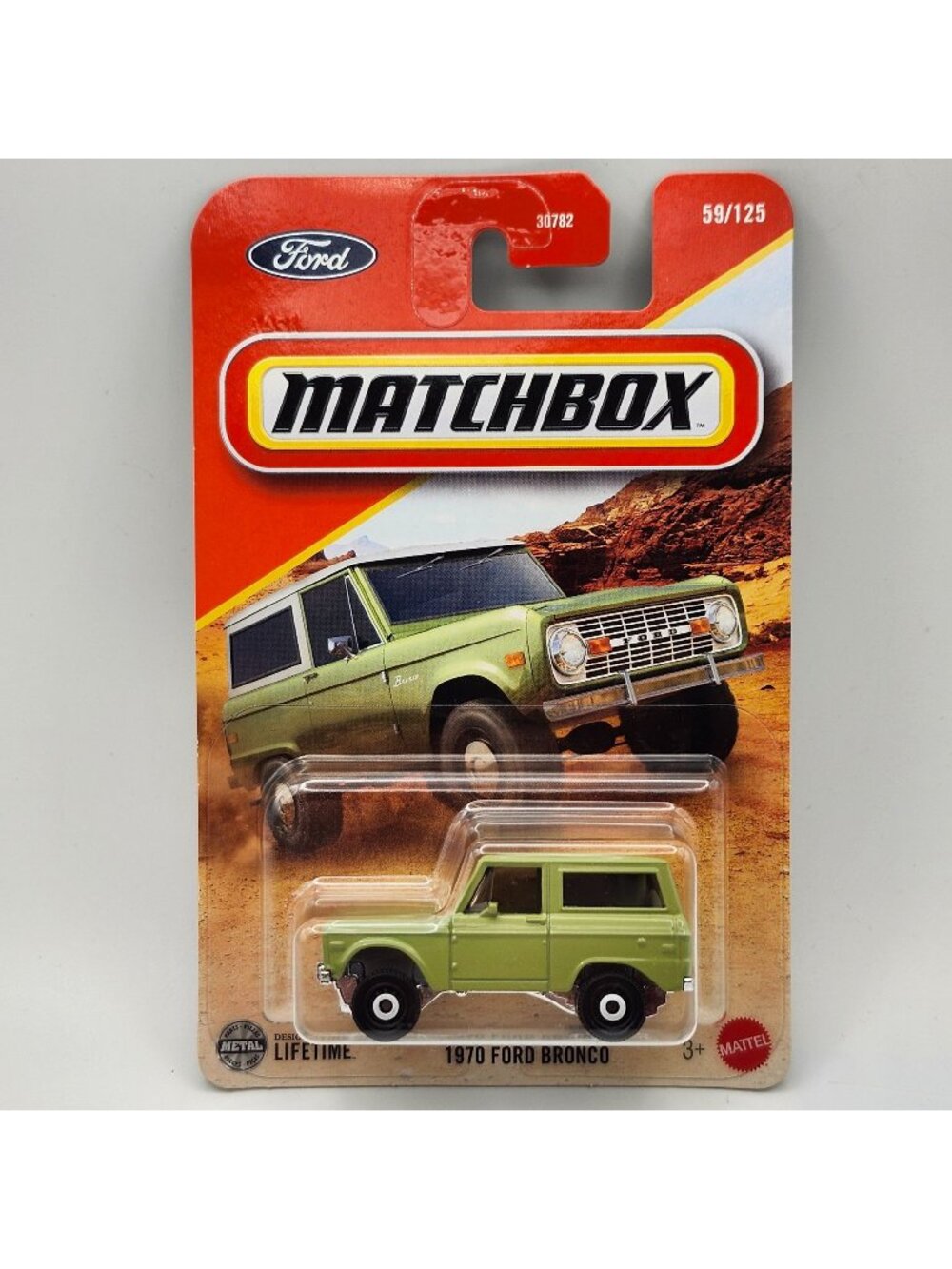 Matchbox 1970 Ford Bronco 2025 Avocado Green 59/125